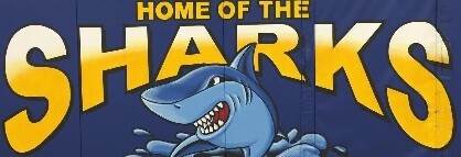 Home of the Sharks banner