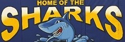 Home of the Sharks banner